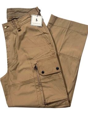 Vintage Polo Ralph Lauren Khaki Cargo Pants (Size 34 x 30) NWT
